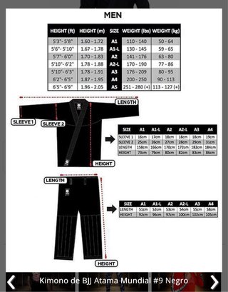 Jiu-jitsu Kimono ATAMA Mundial A1