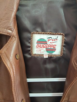 Chaqueta Piel autentica Giuseppe Vintage Caballero