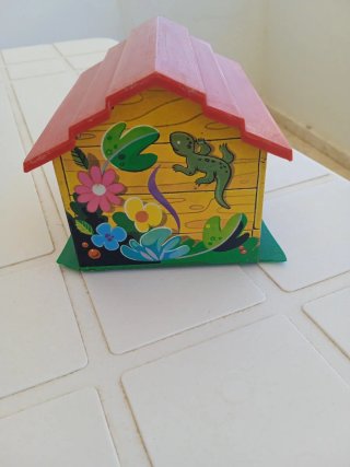 Tomy Guardian Juguete Perro Casa Años 60