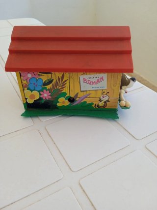 Tomy Guardian Juguete Perro Casa Años 60