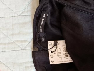 Vestido Sfera Negro Cuello Halter Con Etiquetas