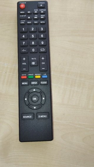 Mando a distancia TV Negro