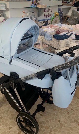 Carro de bebé 3 piezas azul