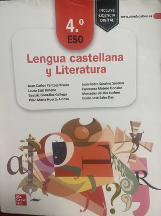 Lengua castellana y Literatura 4o ESO