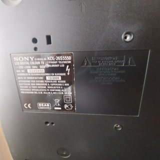 TV LCD Sony 26 KDL26S5550
