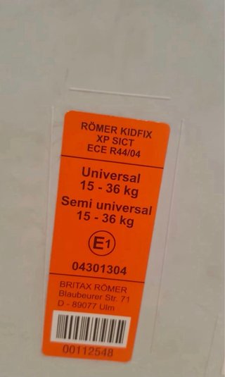 Silla de coche Britax Römer XP-SCT