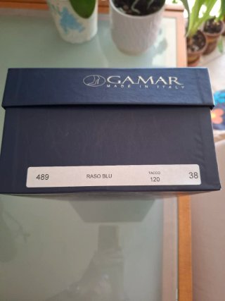 Sandali eleganti raso blu tacco 12