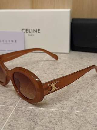 Gafas de sol Celine Marrones Ovaladas