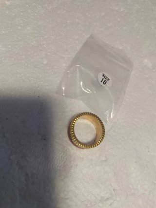 Anel Dourado Size 10