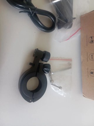Luz LED Bicicleta USB + Soporte