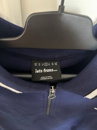 Camisa Polo iets frans. Azul Marino Manga Corta
