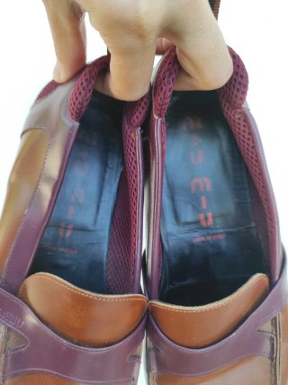 Miu Miu Scarpe Uomo Pelle Marrone Viola 43