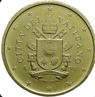 50 centesimi Citta' del Vaticano 2018