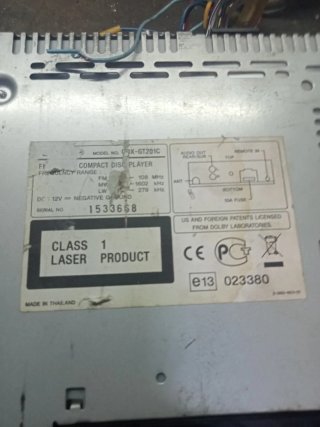 Radio CD Sony CDX-GT201C