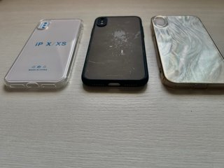 Pack 3 fundas iPhone X/XS