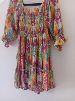 Vestido estampado boho chic