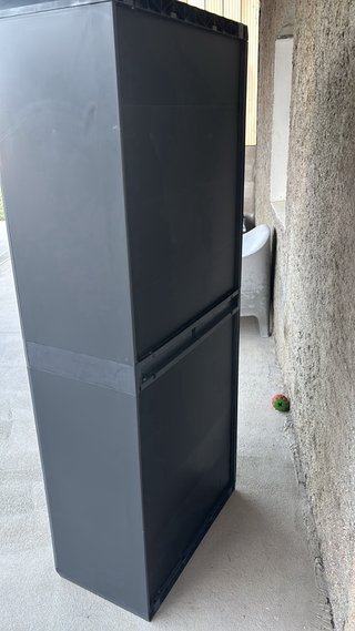Armario organizador plástico exterior jardín