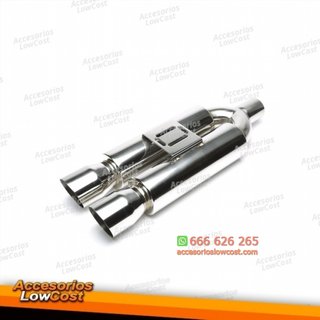 Silenciador trasero deportivo TA Technix de acero
