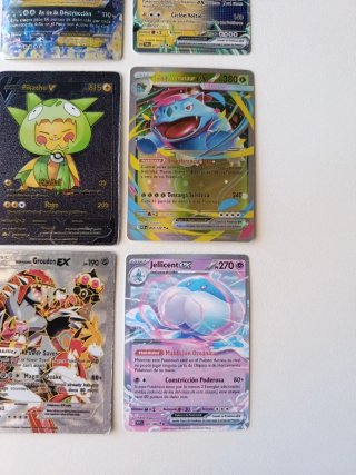 Colección Cartas Pokémon V, VMAX, EX