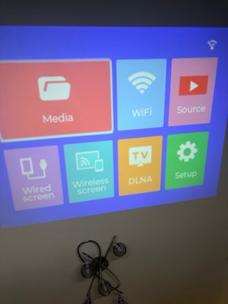 Mini Proyector Portátil Blanco