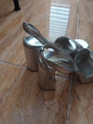 Sandalias Stradivarius Plataforma Tacón