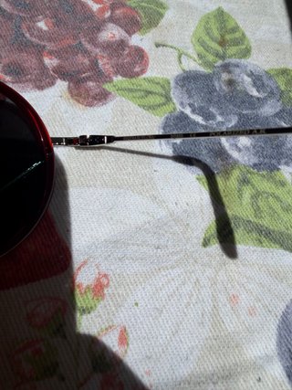 Gafas GigiBarcelona Studios con estructura en Rojo