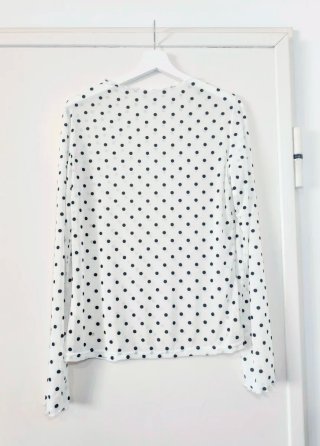 Camiseta manga larga lunares XL