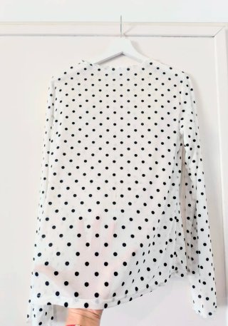 Camiseta manga larga lunares XL
