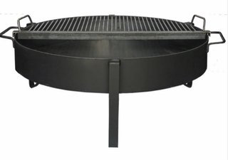Fogonero Barbacoa Metal Semicircular
