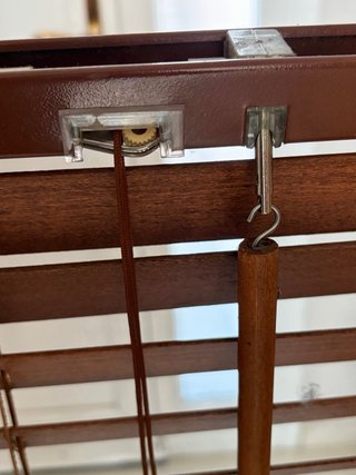 2 Tende Veneziane in Legno 1x1,5m