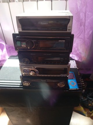 Radio CD Alpine y Pioneer
