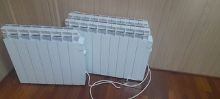 Radiador eléctrico blanco  4 unidades