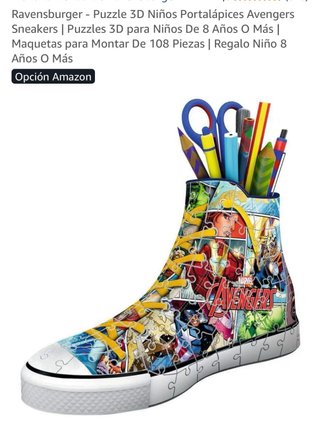 Puzzle 3D Avengers Portalápices Marvel