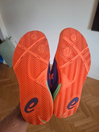 Zapatillas Asics Padel Azul Naranja