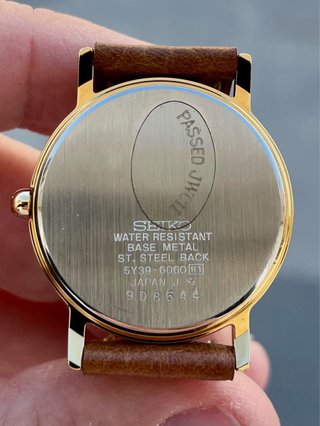 Reloj Seiko Quartz Vintage Gold Nuevo *Año 1989*
