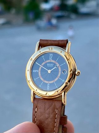 Reloj Seiko Quartz Vintage Gold Nuevo *Año 1989*