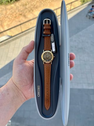 Reloj Seiko Quartz Vintage Gold Nuevo *Año 1989*