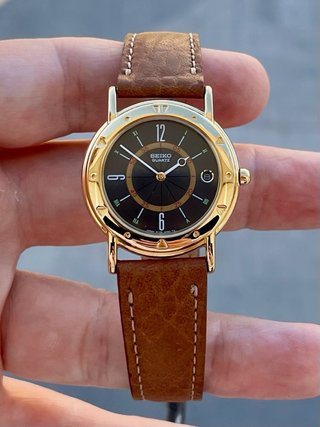 Reloj Seiko Quartz Vintage Gold Nuevo *Año 1989*