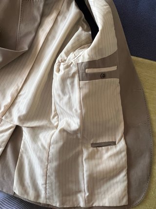 Chaqueta americana Caramelo Beige