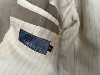 Chaqueta americana Caramelo Beige