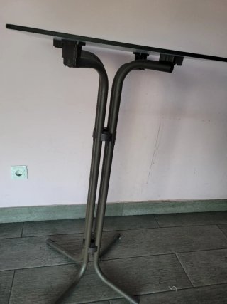 Mesa alta Coca-Cola madera y metal