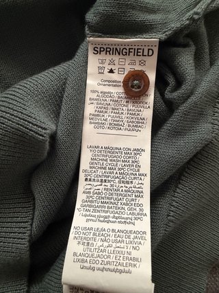 Polo de punto Springfield Talla L