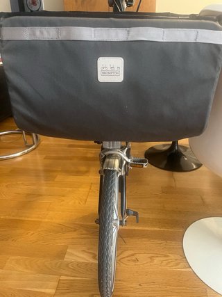 Bicicleta Brompton Plegable Negra 3 V.--IMPECABLE