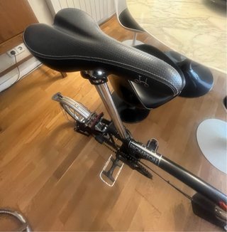 Bicicleta Brompton Plegable Negra 3 V.--IMPECABLE