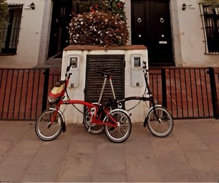 Bicicleta Brompton Plegable Negra 3 V.--IMPECABLE
