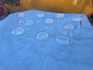 10 Bicchierini Vetro Caffè/Liquore