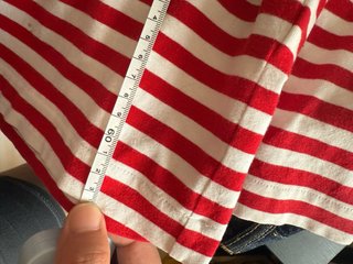 Camiseta COMME des GARÇONS PLAY rayas XS
