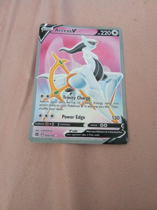 Carta Pokémon Arceus V 165/172