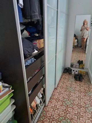 Puertas correderas PAX vidrio 2m x 2,36