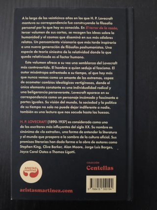 Lote 3 Libros H.P. Lovecraft Cartas